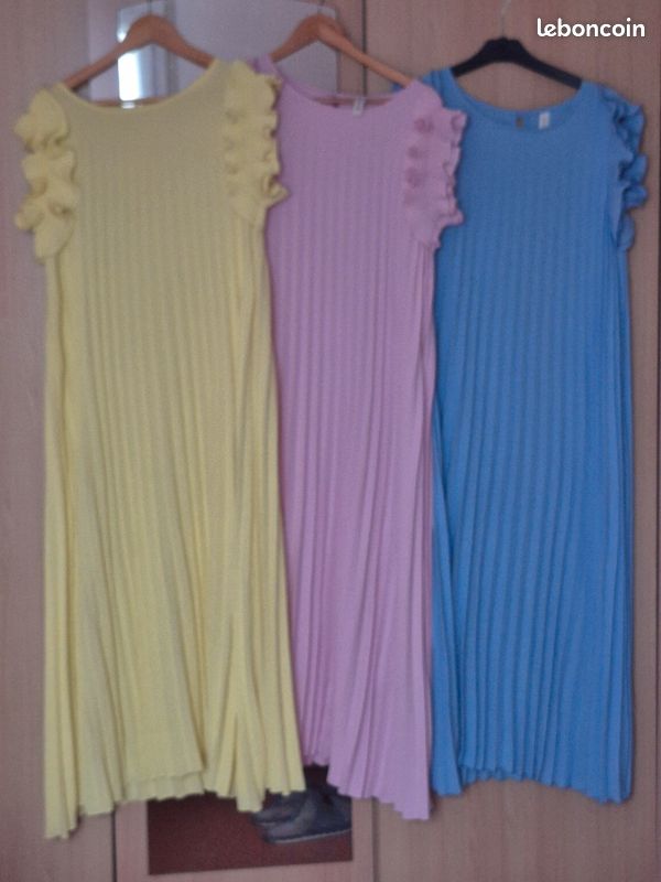 Robes plissées sans manches (image 2)