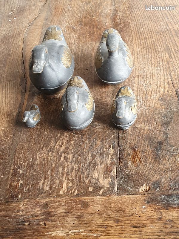 5 canards en laiton (image 1)