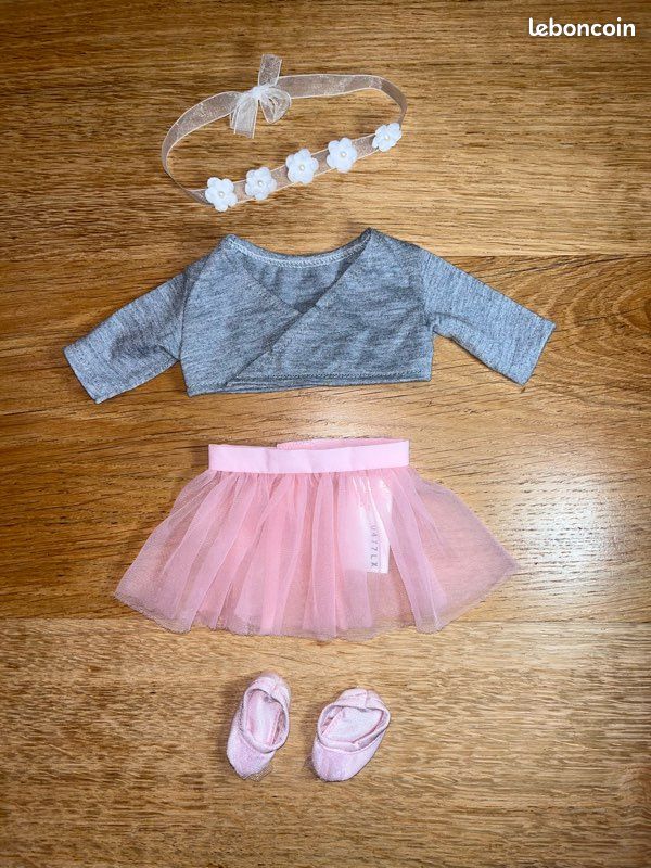 36 cm Ma Corolle tenue de danse avec tutu chaussons cache cœur et bandeau fleuri (image 1)