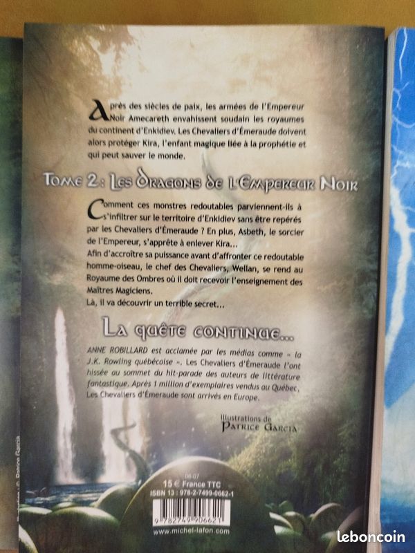 Les chevalier de l'émeraude - tome 1, 2, 3, 4, 5, 9, 12Anne robillard (image 6)