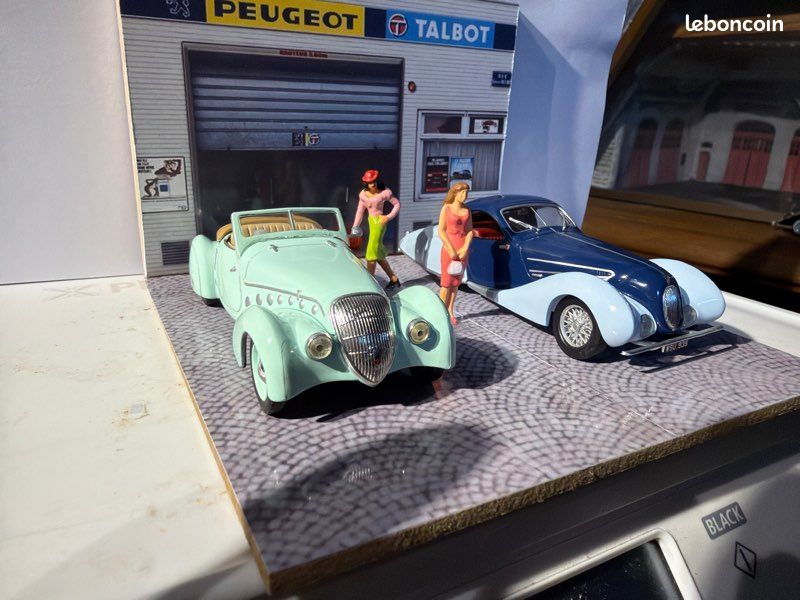 Diorama 1/43 Peugeot Talbot Exposition Peugeot 402 Darl’Mat et Talbot Lagot Figoni Falaschi (image 2)