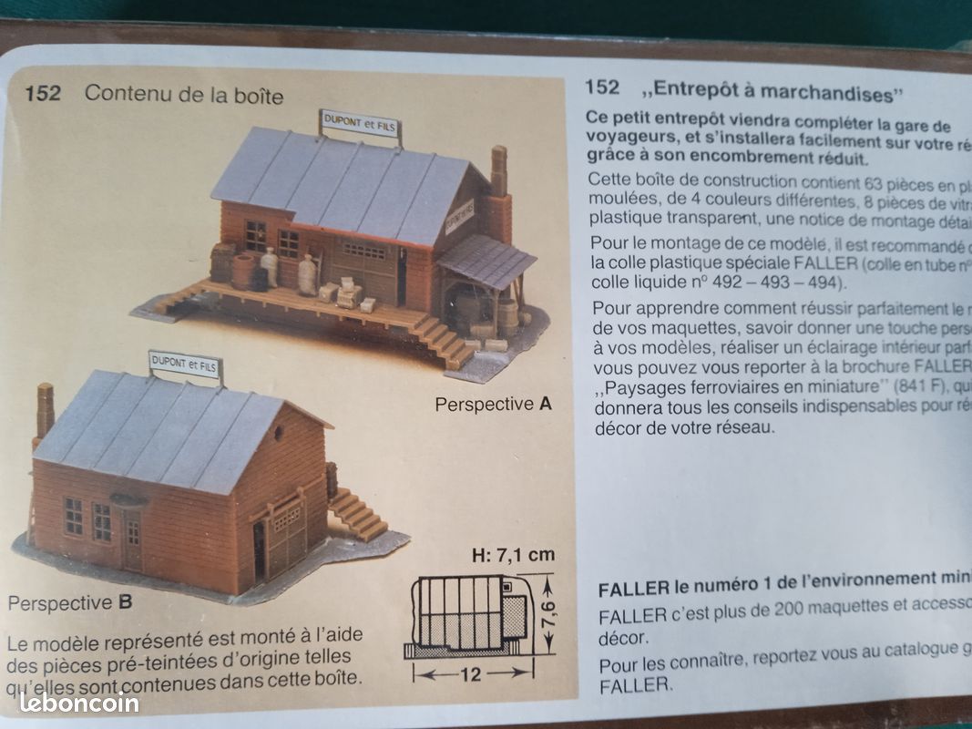 Faller Ho. 130320. Maquette 2 Baraques De Fete Foraine Foire