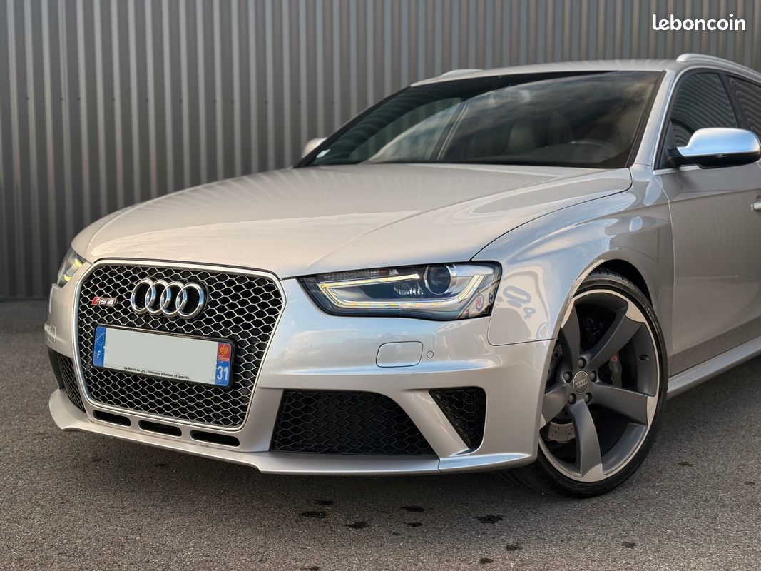 AUDI RS4 Avant V8 4.2 FSI 450 ch, Embrayage+Mécatronic NEUF | Diff Sport | B&O | Carbone | Carnet | Rotor | B&O | TEINTE AUDI EXCLUSIVE (image 2)