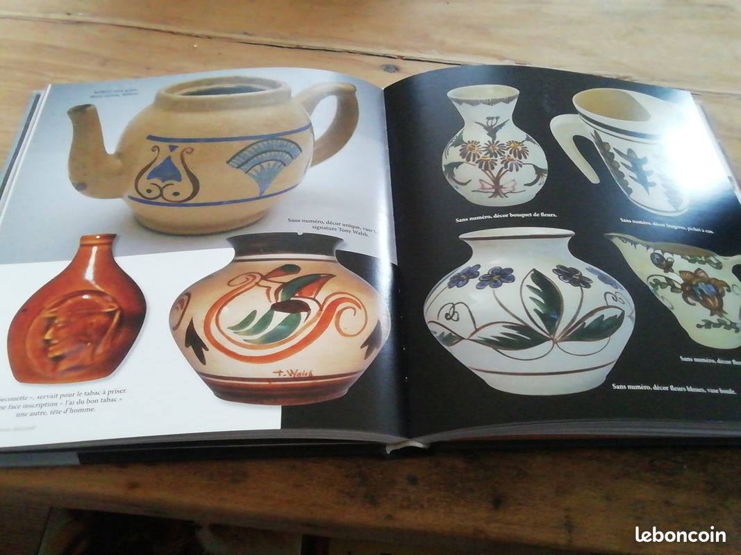 Livre faïencerie de saint-jean la-poterie anne-heloise roche & pierre lorent liv'editions 2010 (image 4)