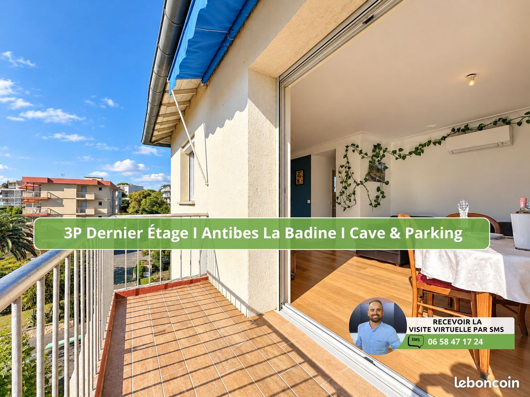 Appartement 3 pièces 62 m² · à Antibes · 62 m² · 319 900 €