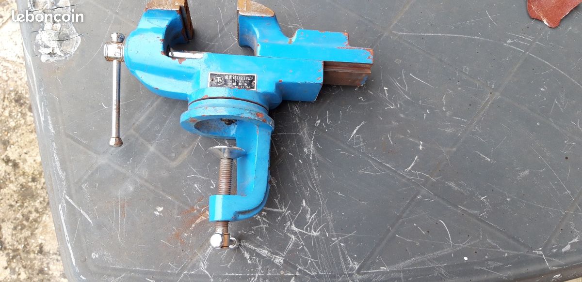 Etau d'etabli fixation rapide ouverture 9 cm (image 3)