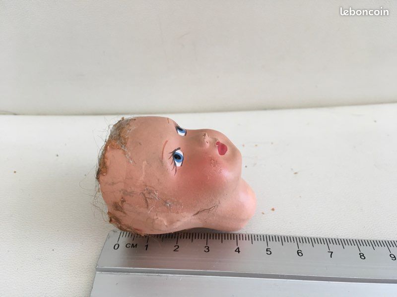GRAND BÉBÉ SFBJ MOULE 263 TÊTE PEINE EN COMPOSITION - 64 cm - RARE