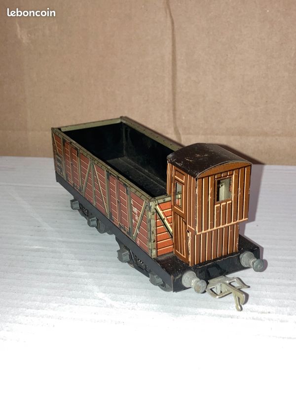 Wagon Marchandises JEP Échelle O – Portes Coulissantes En Bois – 1959 – Occasion