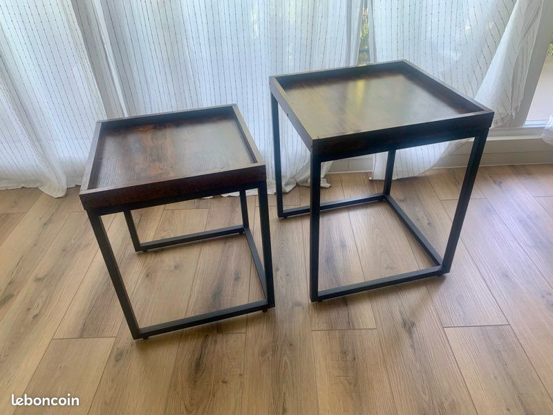 Tables style industriel (gigogne) (image 3)