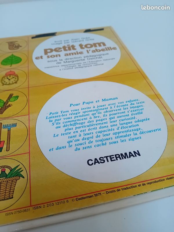 Petit Tom et son amie l’abeille – Casterman 1971 – vintage Alain Grée (image 3)