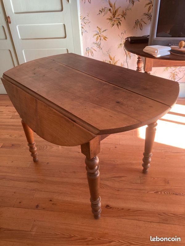 Table ancienne ovale à abattants (image 5)
