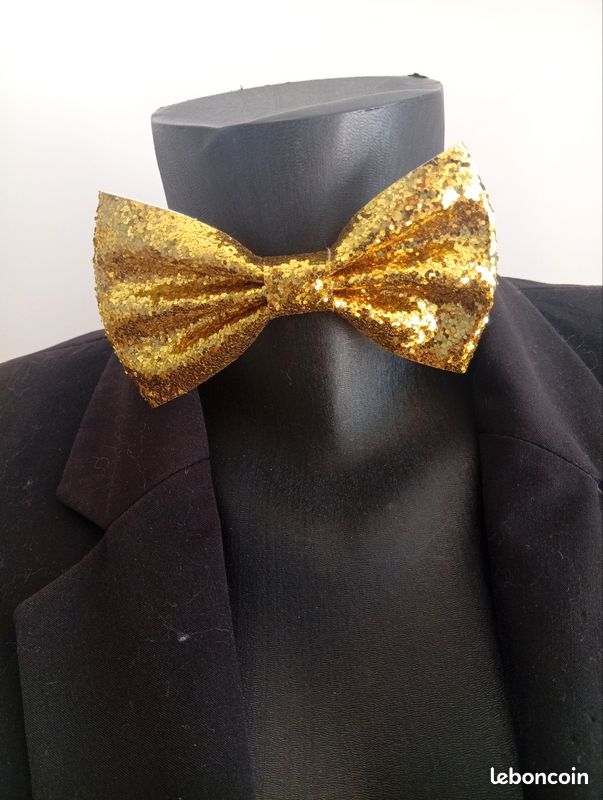 Nœud Papillon Homme Velours Noir Surdimensionné - Élégance Audacieuse Pour Mariage, Soirée & Réception