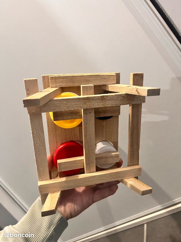 Salière et poivrière en bois d'olivier - France