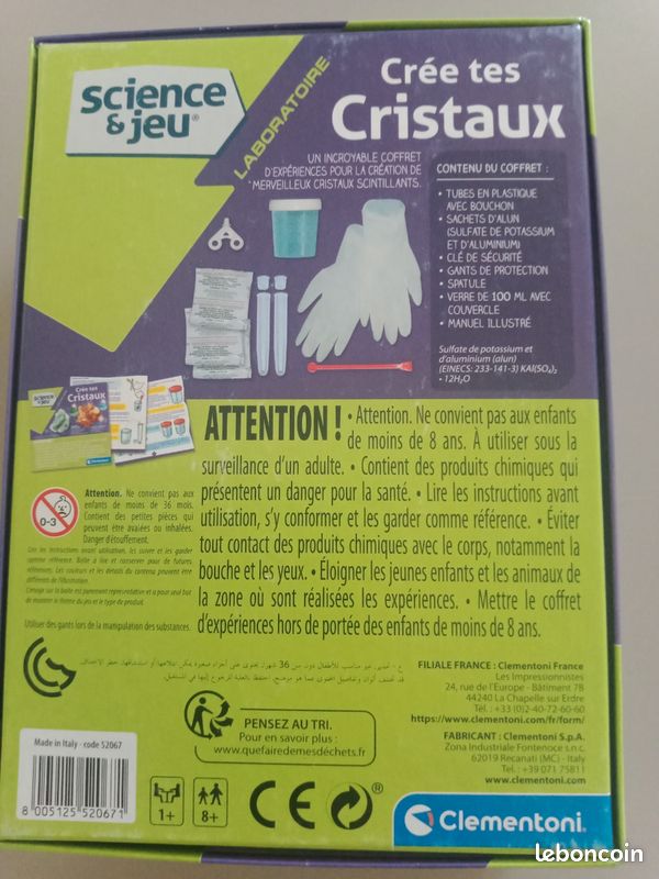 Science et jeu, crée tes cristaux (image 2)