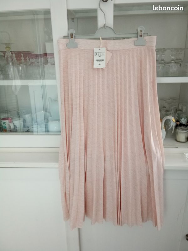 Jupe plissée femme rose Jack Wills taille 8 - Neuve sans étiquette