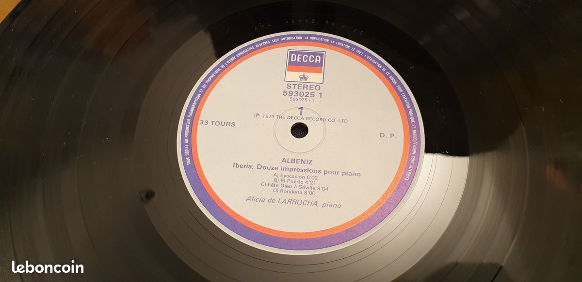 Lot Decca FFSS HMV Telefunken 33 tours disque vinyl Classique (image 4)