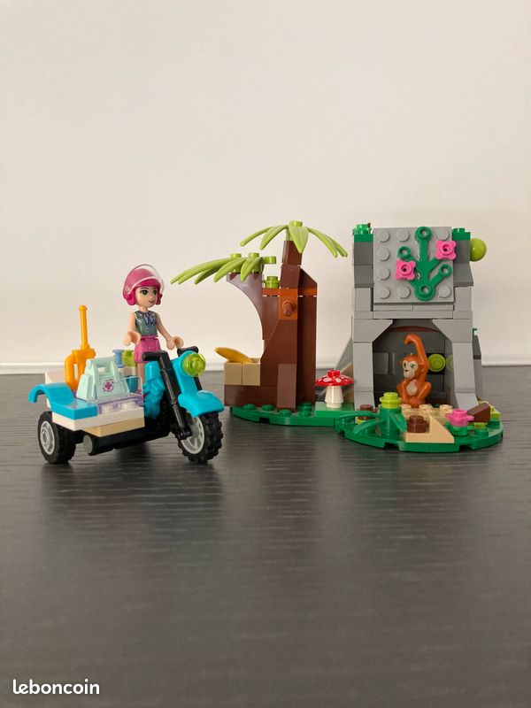 Lego Friends La moto de secours de la jungle 41032 (image 1)