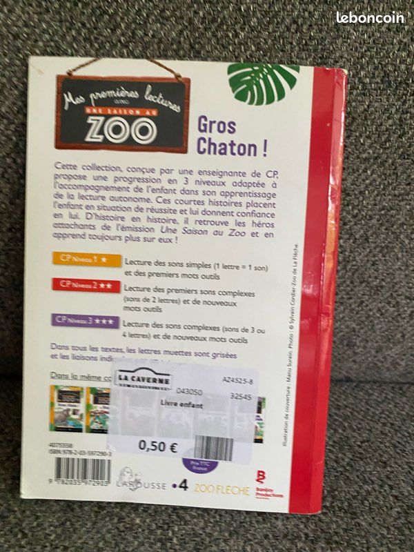 Mes premières lectures avec SAISON ZOO Gros Chaton (image 2)