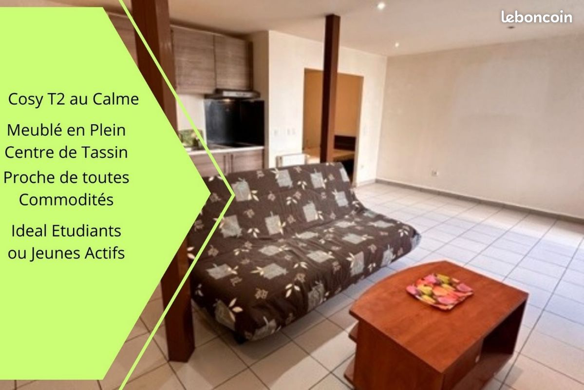 Appartement 1 pièce(s) 35 m²à louer Tassin-la-demi-lune