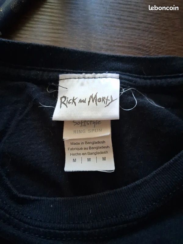 T-shirt mixte Rick and Morty taille M (image 4)