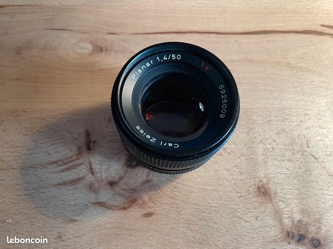 Objectif Zeiss Planar T* 50mm F/1.4 - Monture C/Y (Contax / Yashica) - Occasion