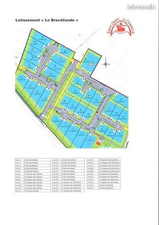 Terrain 377 m² Saint-Onen-la-Chapelle