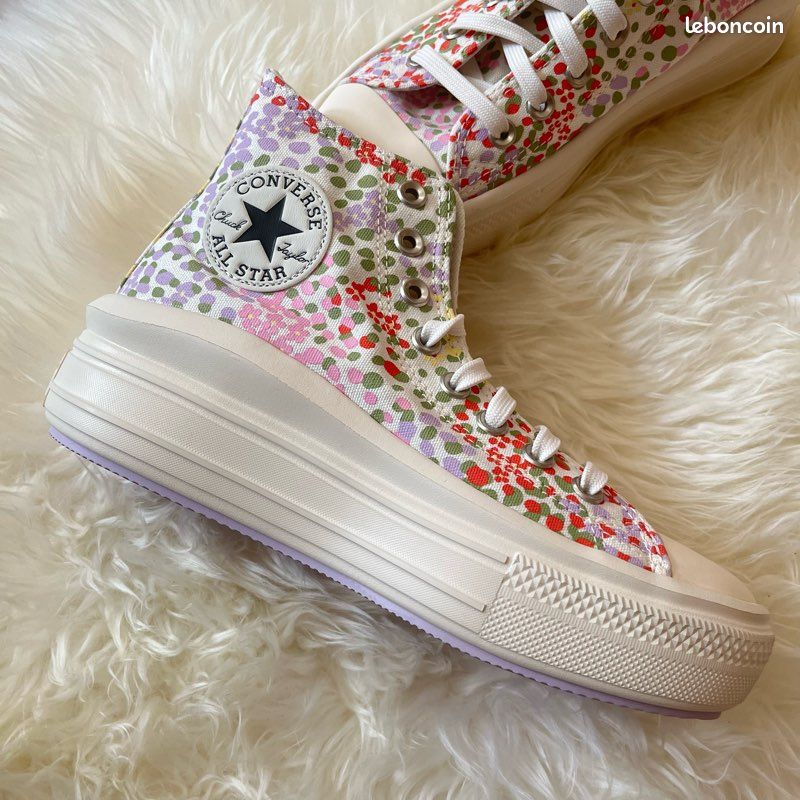 Converse Basse Fleurie Vintage Floral Platform Chuck Converse