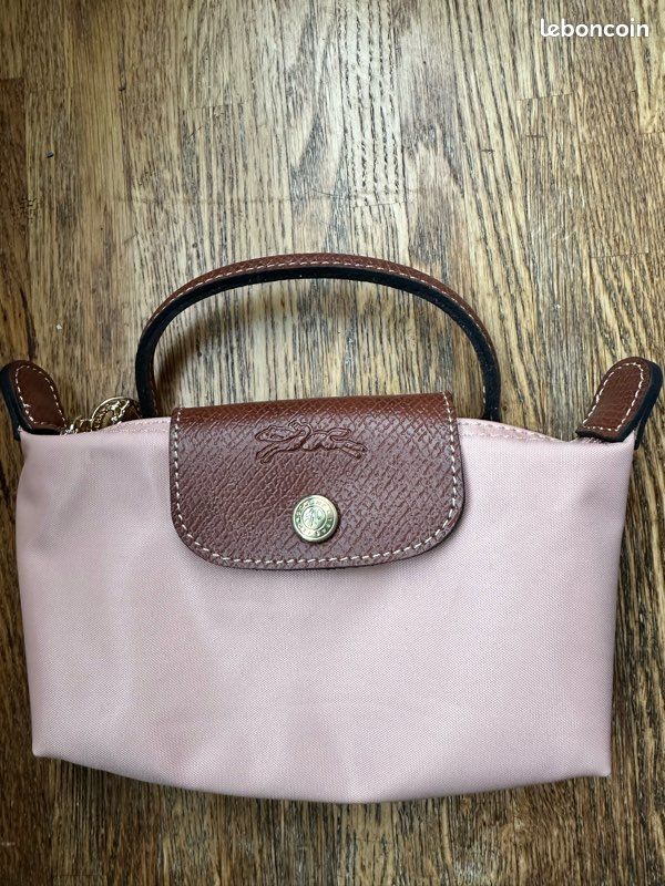 TROUSSE COSMÉTIQUES AVEC POIGNÉE LE PLIAGE ORIGINAL Rose clair