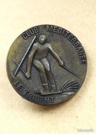 INSIGNE, BROCHE MÉDAILLE ski ESF " 1ère étoile ", version actuelle EUR