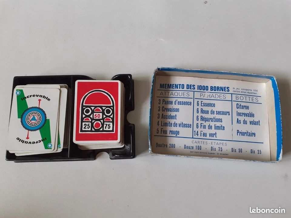 Mille Bornes Dujardin Modèle Boîte Bleue (image 6)