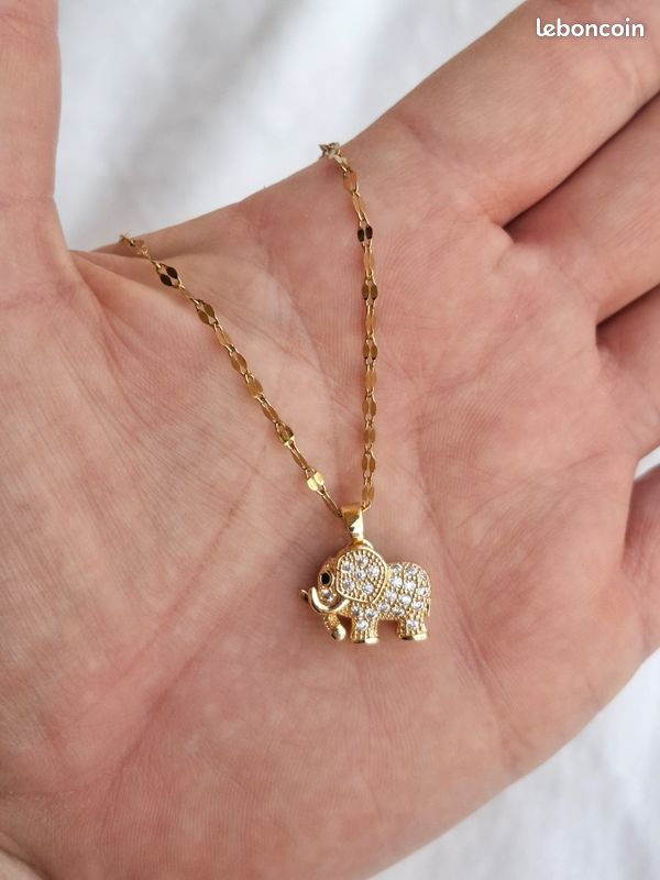 40 Pendentifs Éléphant UNICRAFTALE Acier Inoxydable - Breloques Dorées Et Argentées Pour Bijoux