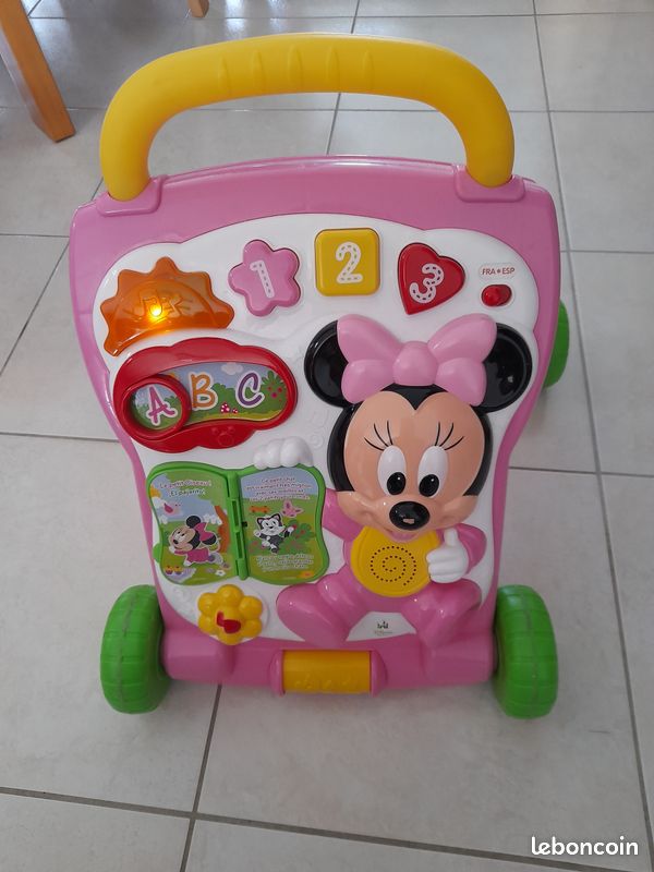 Trotteur Pousseur Trotteur Parlant Minnie Vtech Pousseur Moto