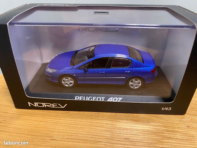 Miniature Norev Peugeot 407 Elixir - Prototype Salon Francfort 2003, 1/43, Neuve