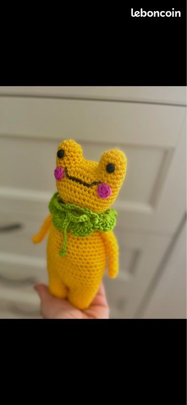 Grenouille au crochet faite main – Amigurumi (image 3)