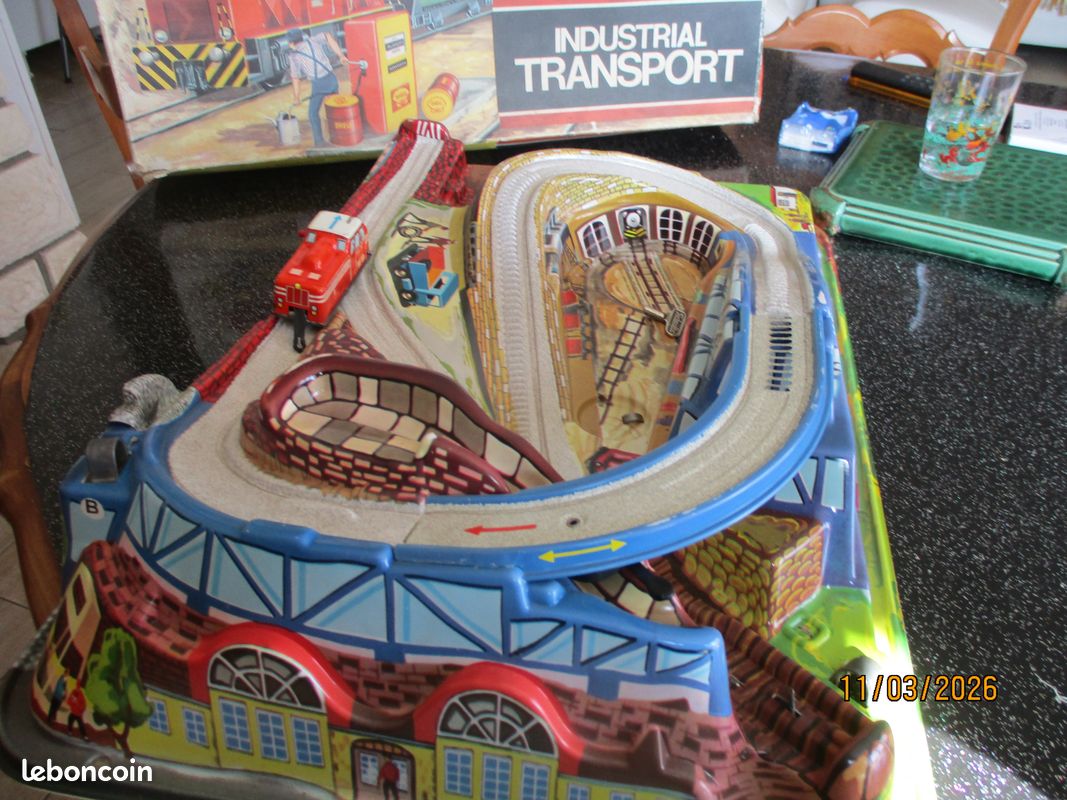 ANCIEN CIRCUIT INDUSTRIAL transport technofix 322 jouet vintage EUR 90,00 - FR