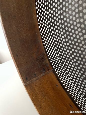 Tamis Ancien Bois Et Métal - 28 Cm - Jolie Patine - Vintage - Déco France