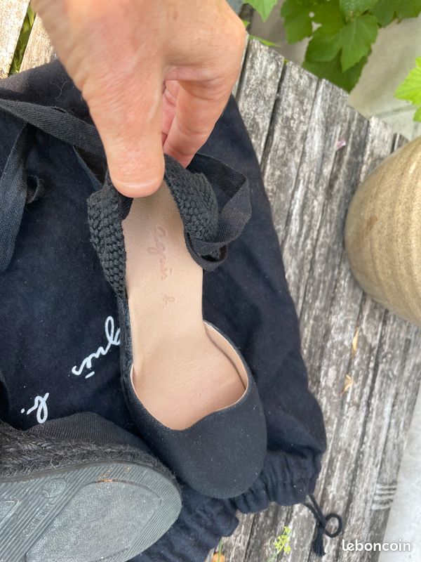 Espadrilles compensées Agnes B (image 3)