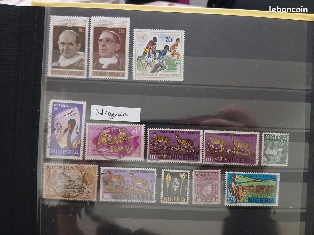 Timbres Danemark, Australie, Norvège, Pays Bas, Chili, Russie, Maroc, Algérie.... (image 10)