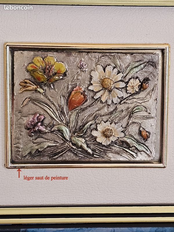 Tableau en métal repoussé (image 2)