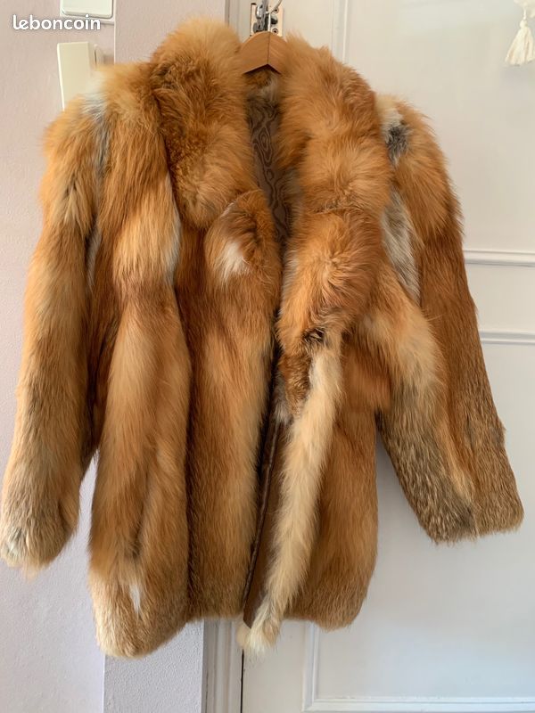 Veste en renard roux (image 1)
