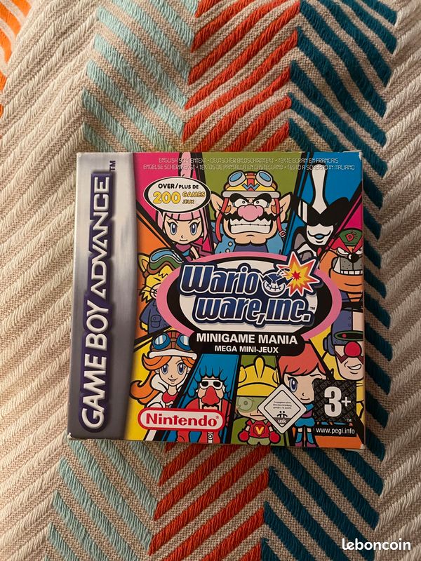 Jeu Game Boy Advance Wario Ware - Version PAL - Bon état Avec Instructions