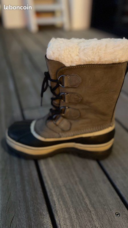 Bottes Sorel caribou 40 excellent état (image 3)