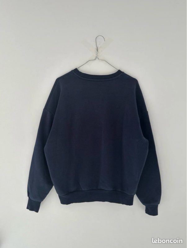 Pull en maille Axel bleu marine avec logo Polo Club sur la poitrine