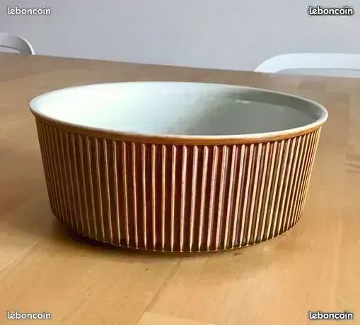 Villeroy Boch : moule marron à soufflé gateau vintage (60/70) 18 cm (image 1)
