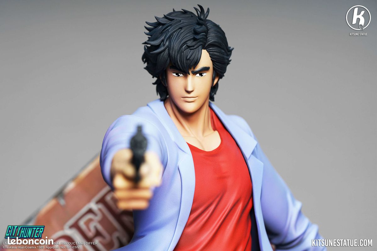 NICKY LARSON STATUE CITY HUNTER RYO SAEBA 36 cm 1/6 KITSUNE DISPO