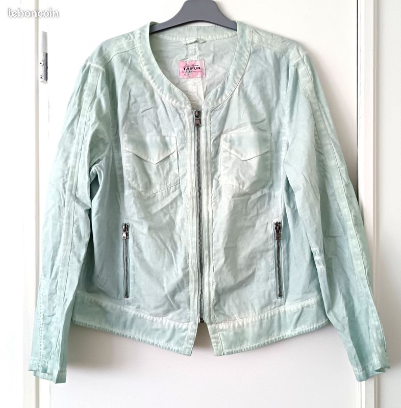 Blouson léger vert eau Taifun 46 (image 1)