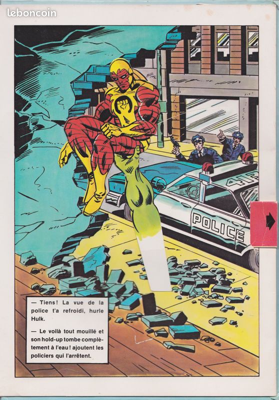 L'INCROYABLE HULK en relief et animé - 1981 (image 9)