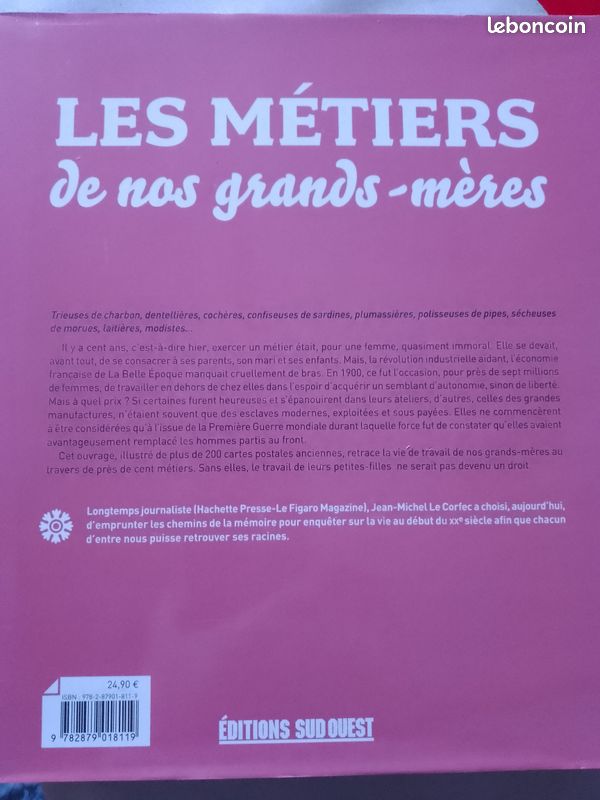 Livre "Les métiers de nos grands mères" (image 2)