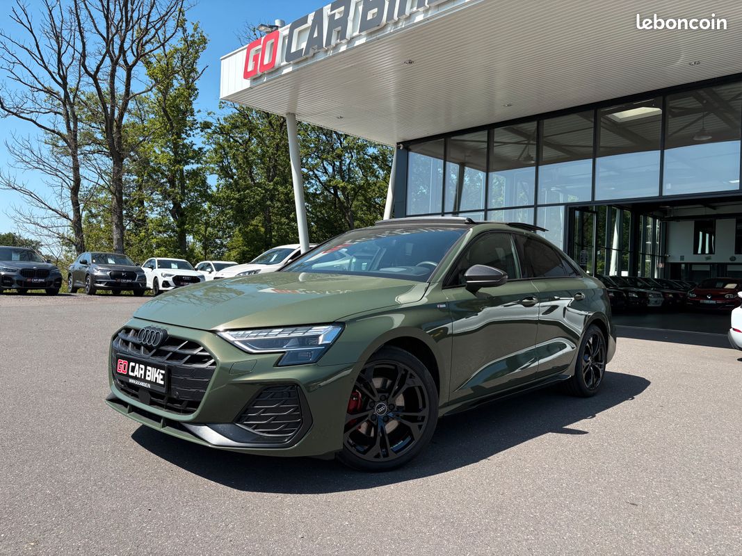 Audi A3 Berline S Line 150CH Toit Ouvrant Son Sonos Matrix LED Pack Carbone Caméra Carplay Affichage tête haute Sièges RS 18P 579/mois (image 1)