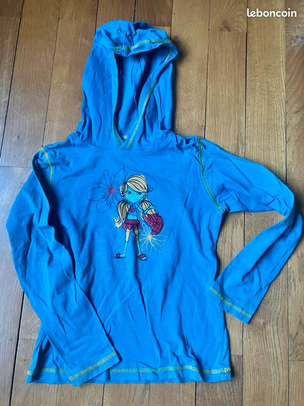 T-shirt manches longues fille, 8 / 10 ans (image 5)
